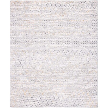 Safavieh 4 ft. 5 in. x 6 ft. 5 in. Lagoon 500 Contemporary Rectangle Rug Gray & Gold LGN519F-4